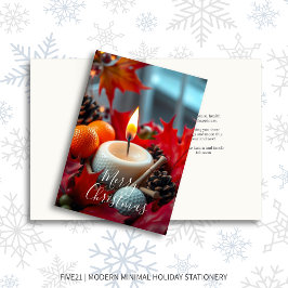 ゴルフクリスマスキャンドル シーズンカード