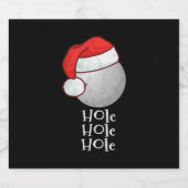 ゴルフクリスマスギフトスポーツボおもしろいール スパークリングワインラベル (シングルラベル)