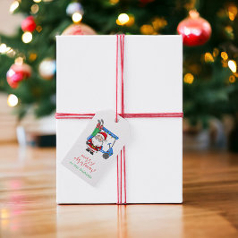 ゴルフクリスマスサンタカスタムー ギフトタグ