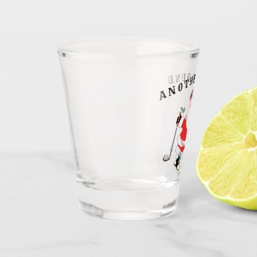 ゴルフクリスマスショットグラス ショットグラス (左)