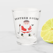 ゴルフクリスマスショットグラス ショットグラス (正面)