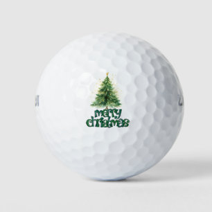 ゴルフクリスマスツリーメリークリスマス ゴルフボール