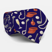 ゴルフクリスマステーマ ネクタイ (ロール)