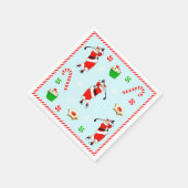 ゴルフクリスマスパーティー スタンダードカクテルナプキン (角)