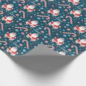 ゴルフクリスマスプレゼント ラッピングペーパー (角)
