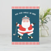 ゴルフクリスマスホリデーカード シーズンカード (スタンド正面)