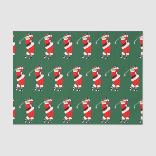 ゴルフクリスマスホリデーギフト 薄葉紙 (正面)