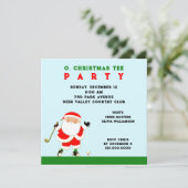 ゴルフクリスマスホリデーパーティー 招待状 (スタンド正面)