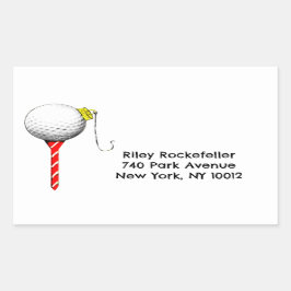 ゴルフクリスマスホリデー住所 シール