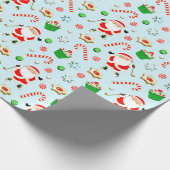 ゴルフクリスマスホリデー ラッピングペーパー (角)