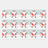 ゴルフクリスマスラッピング紙 ラッピングペーパーシート (正面)