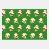 ゴルフクリスマスラッピング紙 ラッピングペーパーシート (正面3)