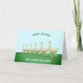 ゴルフクリスマス6ゲーゼA敷設ゴルフボールGolfmas シーズンカード (正面)