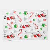 ゴルフクリスマス キッチンタオル (横)