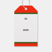 ゴルフクリスマス ギフトタグ (裏面)