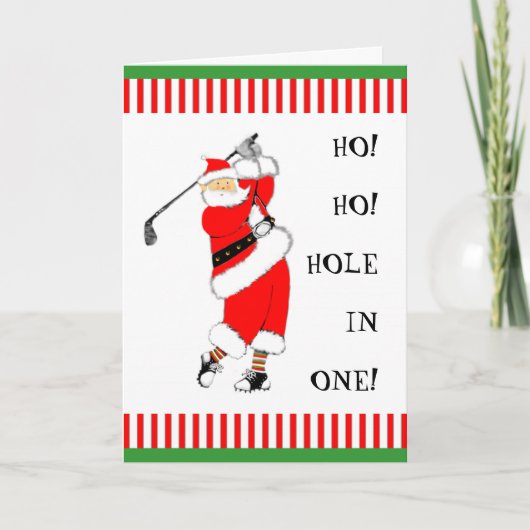 ゴルフクリスマス シーズンカード (正面)