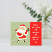 ゴルフクリスマス シーズンポストカード (スタンド正面)