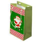 ゴルフクリスマス スモールペーパーバッグ (裏面アングル)