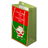 ゴルフクリスマス スモールペーパーバッグ (正面アングル)