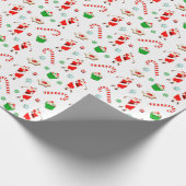 ゴルフクリスマス ラッピングペーパー (角)