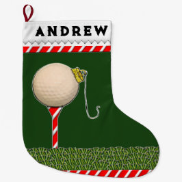 ゴルフクリスマス ラージクリスマスストッキング