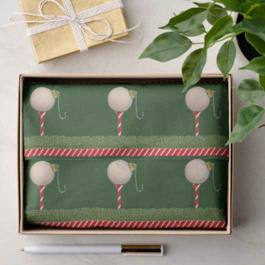 ゴルフクリスマス 薄葉紙 (ギフト)