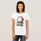ゴルフクリスマス Tシャツ (正面フル)