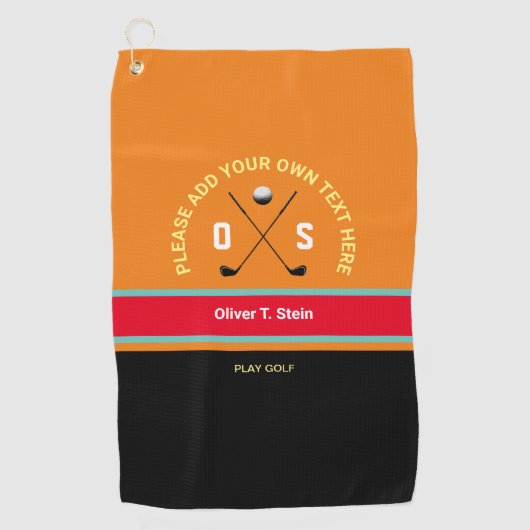 ゴルフクールモダンの名入りゴルフタオル ゴルフタオル (正面)