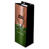 ゴルフクールモノグラムデザイン ワインギフトバッグ (正面アングル)