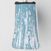 ゴルフグランジ、擦り切れた色あせ、青クール白 ゴルフヘッドカバー (回転90)