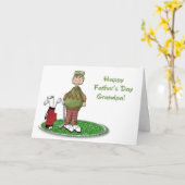 ゴルフグランドパファーザーズデイカード カード (黄色い花)