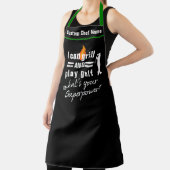 ゴルフグリルBBQエプロンあなたのスーパーパワーおもしろいとは エプロン (インサイチュ)