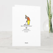 ゴルフグリーティングカード カード (裏面)