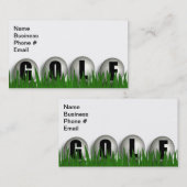 ゴルフグリーンビジネス 名刺 (正面/裏面)