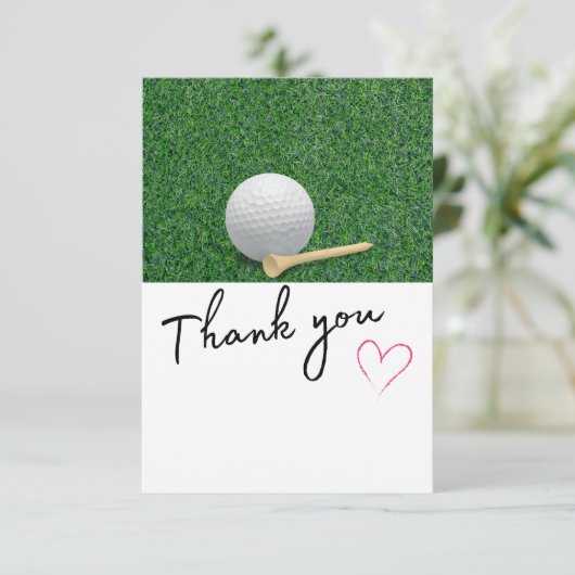 ゴルフグリーン感謝:フェアウェイサンキューカード サンキューカード (スタンド正面)