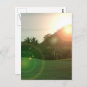ゴルフグリーン葉書 ポストカード (正面/裏面)