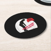ゴルフゲームはおもしろいアンチトランプ ラウンドペーパーコースター (アングル)