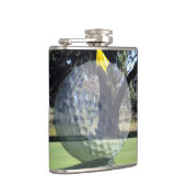 ゴルフゲーム組成物、ビニル包まれたスキットル フラスク (右)