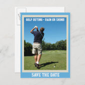 ゴルフコンペのポストカード 案内ポストカード (正面/裏面)