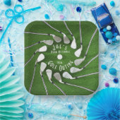 ゴルフコンペ用 紙皿 (パーティー)