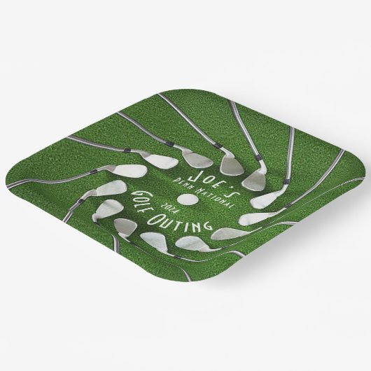 ゴルフコンペ用 紙皿 (傾斜あり)