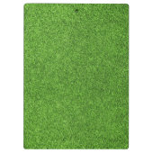 ゴルフコースからの美しい芝生の質 クリップボード (裏面)