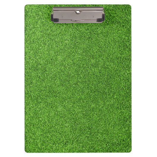 ゴルフコースからの美しい芝生の質 クリップボード (正面)