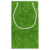 ゴルフコースからの美しい芝生の質 スモールペーパーバッグ (裏面)