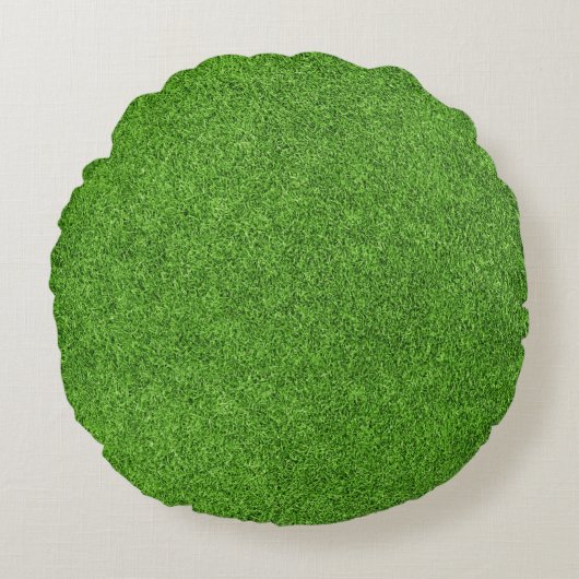 ゴルフコースからの美しい芝生の質 ラウンドクッション (正面)