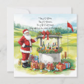 ゴルフコースでのサンタパーティー🎅⛳🎄 シーズンカード (正面)