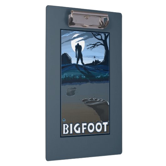 ゴルフコースによる大きい足の歩く クリップボード (右)