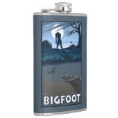 ゴルフコースによる大きい足の歩く フラスク (右)