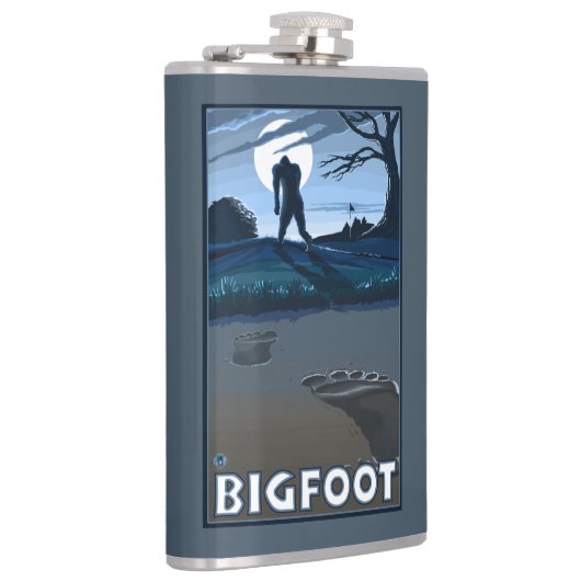 ゴルフコースによる大きい足の歩く フラスク (右)