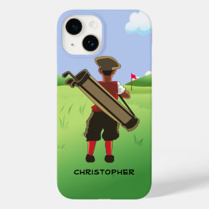 ゴルフコースのおもしろいの名前入りなゴルファー Case-Mate iPhone 14ケース